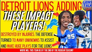 DET LIONS  LIONS ADDING THESE PLAYERS WHO ARE MAKING A BIG IMPACT ON THE DEFENSIVE SIDE [upl. by Gilford]