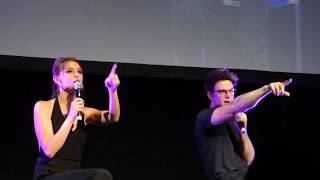 BloodyNightCon 2017  Nathaniel Buzolic amp Riley Voelkel [upl. by Aihseya284]