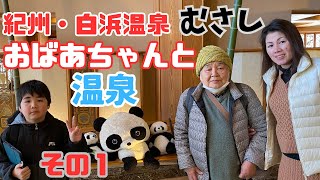 90歳おばあちゃんと温泉旅行❗️白浜温泉むさしに行きました😊【南紀白浜その１】 [upl. by Aihcropal752]