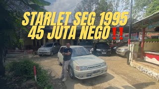 REVIEW TOYOTA STARLET SEG 1995  REVIEW amp DI JUAL ‼️ 081225137893 [upl. by Shear382]