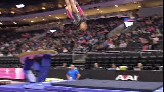 Haleigh Bryant  Vault – 2020 Nastia Liukin Cup [upl. by Haral337]