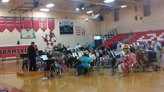 Adamsville high band spring show part 1 [upl. by Sicnarf]