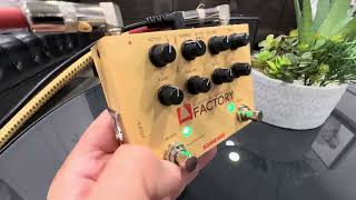 SONICAKE Acoustic Guitar Effects Pedal with Analog Preamp and Digital Reverb Acoustic Instruments [upl. by Bolling]