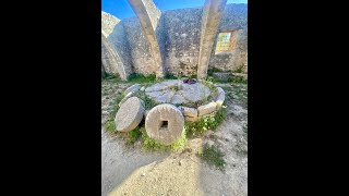 Olive Oil Mill at Greek Orthodox Monastery in Crete [upl. by Kramal]