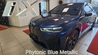 NEW ARRIVAL 2023 BMW iX xDrive50 Phytonic Blue Metallic on Amido Leather [upl. by Hajidahk]