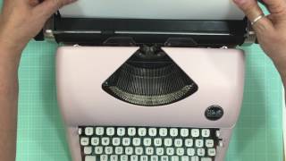 We R Memory Keepers quotTypecastquot Typewriter Blush unboxing [upl. by Brott]