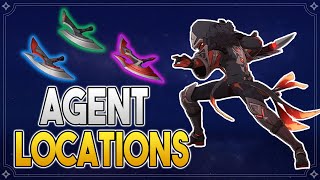 Agent Locations  Hunters Sacrificial Knife Farming route 【Genshin Impact】 [upl. by Omsoc]