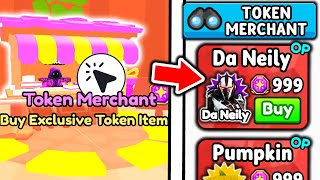 NEW TOKEN MERCHANT UPDATE For SECRET ADMIN PETS in Roblox Arm Wrestle Simulator [upl. by Ailedo]