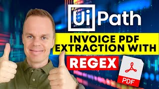 How to extract data from PDFs with RegEx in UiPath  Full Tutorial [upl. by Syah]