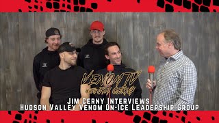 VENOM TV with Jim Cerny Jim Cerny Interviews Hudson Valley Venom OnIce Leadership Group [upl. by Areip162]