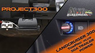 REDARC TowPro amp 50Amp trailer power install  LandCruiser 300  with Anderson plug amp ignition relay [upl. by Vaughan31]