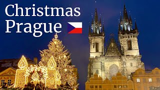 Prague Christmas Markets  Czech Republic Ultimate City Walking Tour and Travel Guide [upl. by Aryhs]