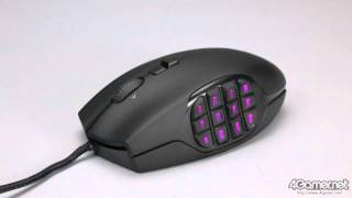 G600 MMO Gaming Mouseのサイドボタンに埋め込まれたLED [upl. by Akered]