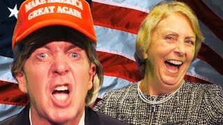 Donald Trump vs Hillary Clinton Rap Battle GTHTJTKT Edition [upl. by Rivy]