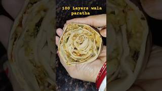 100 Layers Wala Mix Veg Paratha dipvirmaakirasoi food recipe cooking shorts [upl. by Ayihsa]