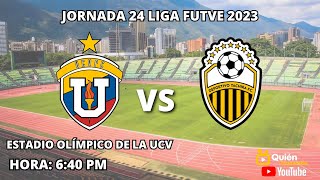 UCV FC vs DEPORTIVO TÁCHIRA EN VIVO  JORNADA 24  LIGA FUTVE 2023 [upl. by Ecnarolf]