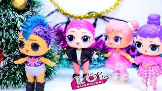 Куклы ЛОЛ Сюрприз Сборник Новогодних серий Dolls LOL Surprise [upl. by Aliekat]