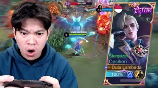 Review Skin Cecilion Starlight Efeknya Kayak Skin Collector  Mobile Legends [upl. by Yeslehc941]