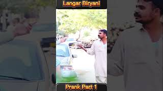 Langar Biryani Prank  Part 12 P4 Pakao Team prank​ shorts​ p4pakao [upl. by Kilar756]