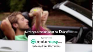 Driving Entertainment on Dave  MotorEasy Extended Car Warranties Ident Car Push [upl. by Etteyniv]