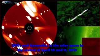 UFOs and Anomalies in the solar space in the review of April 10 and 11 2019 [upl. by Stinky181]