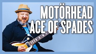 Motörhead Ace Of Spades Guitar Lesson  Tutorial [upl. by Nerral]