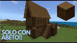 Construye esta casa SOLO CON MADERA DE ABETO [upl. by Llij]