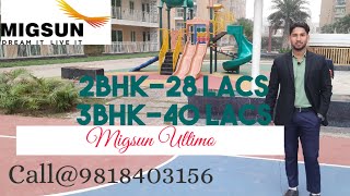 Migsun UltimoGreater noidaflats in Greater noida near parichowkCall9818403156 [upl. by Jonati]