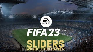 I FIXED FIFA 23  Best Sliders For Career Mode Experience  WORLD CLASS HARDER [upl. by Medwin401]