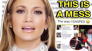 JLO IS A MESS empty stadiums  divorce drama [upl. by Eirrek]