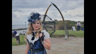 Whitby Steampunk Weekend XVI 2024 full walk around on sat 27 july 2024 [upl. by Adiesirb]