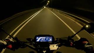 Chill Night Ride POV Yamaha MT125 2022 [upl. by Chicky]