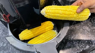 Air Fryer Mein Banaaya Corn On The Cob Recipe  Sweet Corn In Air Fryer 🤤 [upl. by Nay]