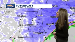 New Hampshire hourly weather When will heavy wet snow end [upl. by Mitchell]