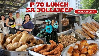 ₱70 LUNCH SA JOLLIJEEP  Team Chef RV in Makati City [upl. by Devaney]