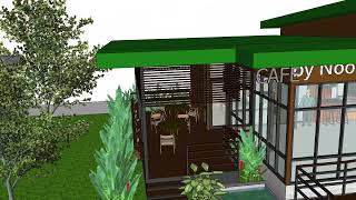 Cafee Shop Design  MTA DESIGNER [upl. by Eiramenna]