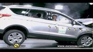 2013 NEW Ford Kuga Crash Test 2012  Euro Ncap [upl. by Noy202]