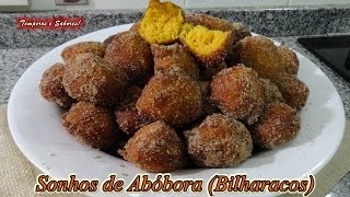 SONHOS DE ABÓBORA  BILHARACOS receita Portuguesa Iguaria dos Deuses [upl. by Aissila]