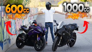 1000CC VS 600CC ¿CUAL ES MEJOR 😱 [upl. by Etnahsa898]