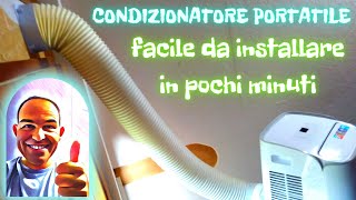 come installare il condizionatore portatile [upl. by Zenas]