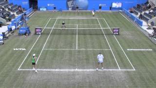 Highlights of the Aegon Classic 2013 womens doubles final in Birmingham [upl. by Akihsay]