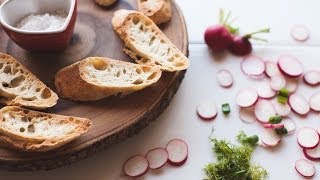 French Radish Toastet [upl. by Onairelav]