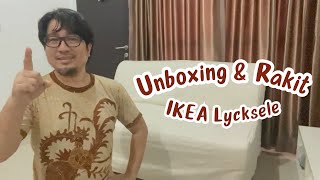 Unboxing amp Rakit Sofabed IKEA Lycksele [upl. by Madancy631]