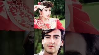 Pyar ke kagaz pe  Jigar  Ajay Devgan Karishma Kapoor  Sadhana Sargam  90hits youtubeshorts [upl. by Ashbaugh454]