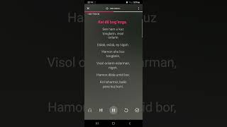 Botir zokirov Umid karaoke version [upl. by Atikkin154]