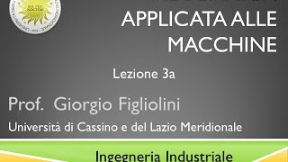 Meccanica applicata alle macchine Lezione 3a [upl. by Danete409]