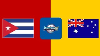 Partido de béisbol Cuba vs Australia en vivo hoy  PREMIER 12 de la WBSC Cuba vs Australia Baseball [upl. by Eitsyrhc]