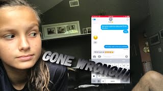 SONG LYRICS TEXT PRANK ON CRUSHGone wrong [upl. by Alvy]