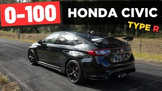 2023 Honda Civic Type R review 0100 14 mile amp engine sound [upl. by Norramic]