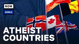 What Are The Most Atheist Countries  NowThis World [upl. by Yenetruoc530]